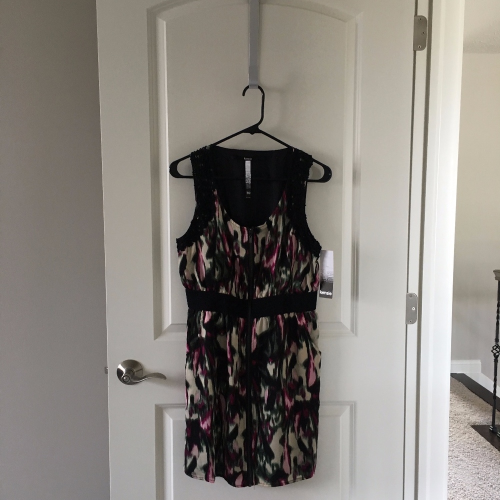 Kensie Watercolor Dress- Size Medium